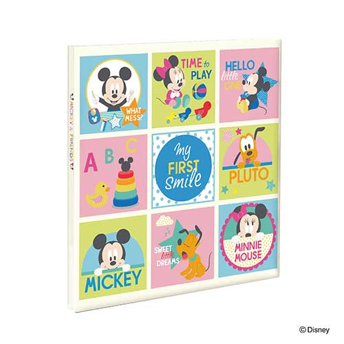 ナカバヤシ ディズニーキャラクター フエルアルバム Lサイズ プラコート台紙 A-LP-141 ミッキー&フレンズA