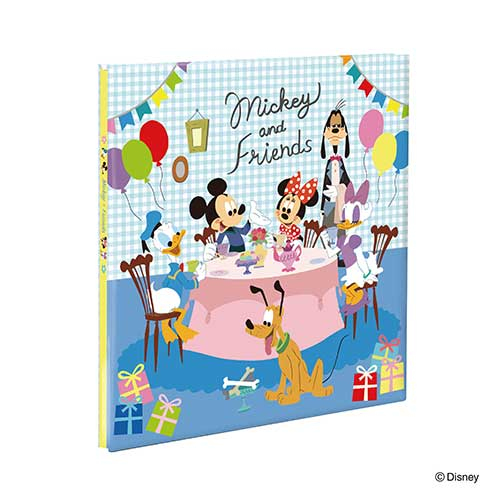 ナカバヤシ ディズニーキャラクター フエルアルバム Lサイズ プラコート台紙 A-LP-142 ミッキー&フレンズB