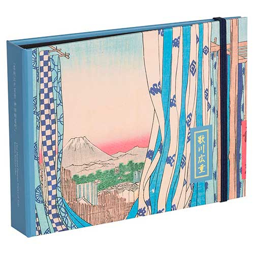 ナカバヤシ 浮世絵アルバム チェキ?pポケットアルバム 広重浅縹 A-CK401-3
