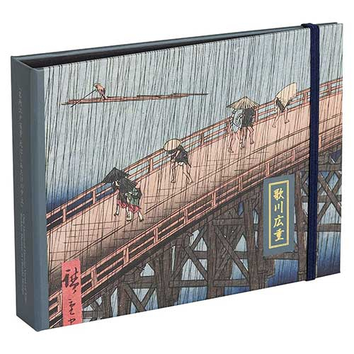 ナカバヤシ 浮世絵アルバム チェキ用ポケットアルバム 広重藍鼠 A-CK401-4