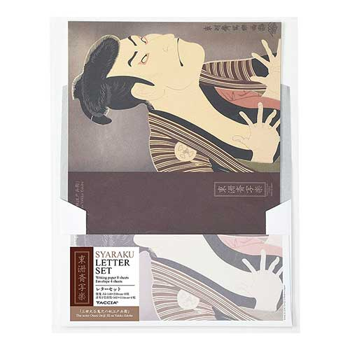 ナカバヤシ 浮世絵ステーショナリー 東洲斎写楽 A5・レターセット・封筒(洋形2号)セット LTS-02-5