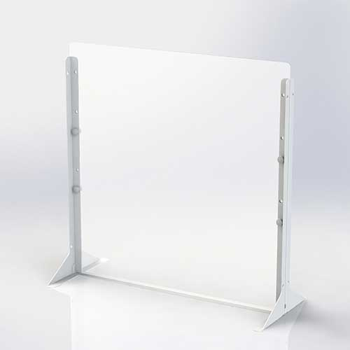 ナカバヤシ デスクトップパーティション 600×600サイズ PTS-PP6060MW ミルキーホワイト