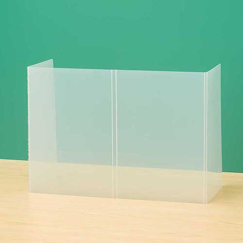 ナカバヤシ 折りたたみモバイルパーティション 小さめサイズ クリア PTS-OT8632CR