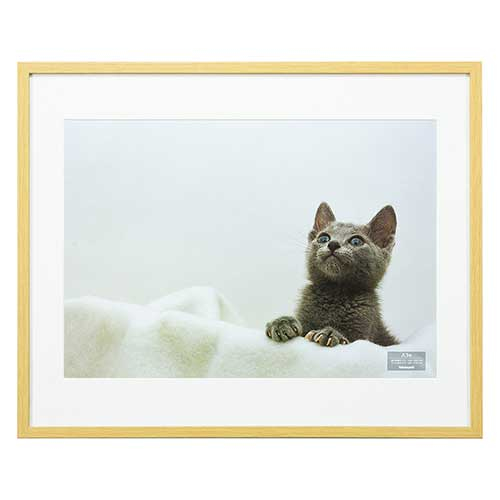 ナカバヤシ 木製写真額 A3判(ナチュラル)F-SW-117-N