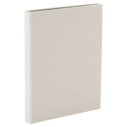 アルバム ナカバヤシ cotto. (コット)黒台紙フォトアルバム KG判タテ1段ポケット A-COPK-241W ホワイト