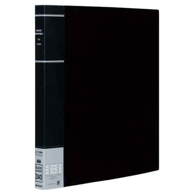 ナカバヤシ ポケットアルバム フォトグラフィリア/PHOTO GRAPHILIA L判3段×2列240枚 PH6L-1024-D ブラック