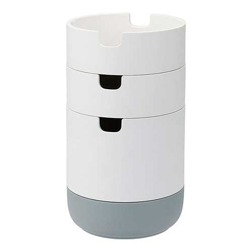 ナカバヤシ CAPOTTO コマモノデスクオーガナイザー/ブルーグレー CPT-ON101BG