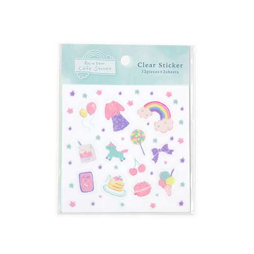 ナカバヤシ ヒポポアイランド クリアステッカー 3 HPP-STK-3