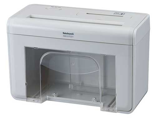 ナカバヤシ パーソナルシュレッダ デスクトップ ライトグレー NSE-DTC01LG