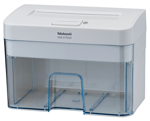 ナカバヤシ パーソナルシュレッダ デスクトップ ライトグレー NSE-DTM02LG