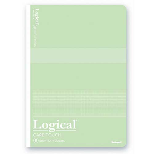 ナカバヤシ ロジカル・ケアタッチ・抗ウイルス表紙ノート A4サイズ B罫 NA402B