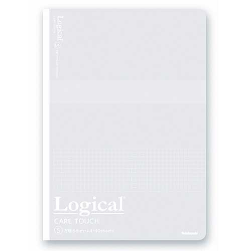 ナカバヤシ ロジカル・ケアタッチ・抗ウイルス表紙ノート A4サイズ 方眼5mm NA402S