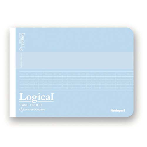 ナカバヤシ ロジカル・ケアタッチ・抗ウイルス表紙ノート B6ヨコサイズ A罫 NB605E-A