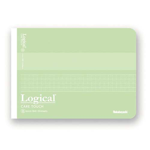 ナカバヤシ ロジカル・ケアタッチ・抗ウイルス表紙ノート B6ヨコサイズ B罫 NB605E-B
