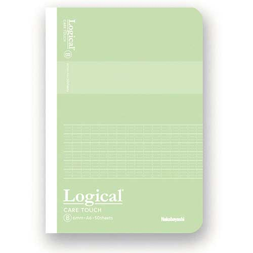 ナカバヤシ ロジカル・ケアタッチ・抗ウイルス表紙ノート A6サイズ B罫 NA604B