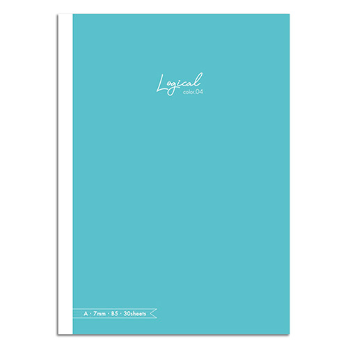 ナカバヤシ スイング・ロジカルカラーノート/ブルー/セミB5/A罫 NB504A-B4