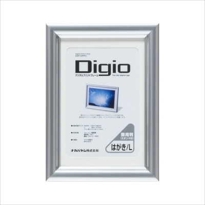 ナカバヤシ Digio デジタルプリントフレーム はがき/L判兼用 DGF-DPPC/V