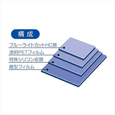 ナカバヤシ Digio2 液晶保護フィルム 透明 ブルーライトカット 光沢 気泡レス加工 12.1インチ対応 SF-FLKBC121 (tm)