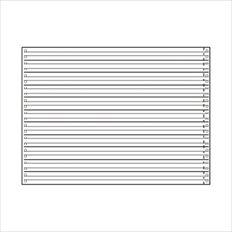 ナカバヤシ BS-Y1-2P-N ビジネスフォーム 横罫入り　(tm)　