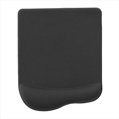 ナカバヤシ リストレスト一体型マウスパッド/ブラック MUP-923BK (tm)