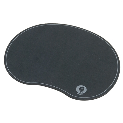 ナカバヤシ 豆型マウスパッドブラック MUP-918BK (tm)