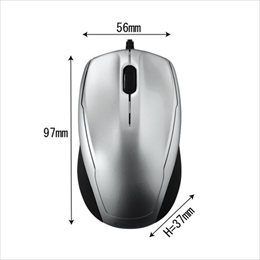 ナカバヤシ Digio2 BlueLED 3ボタンマウス サイドラバー加工 ホワイト MUS-UKT92W (tm)