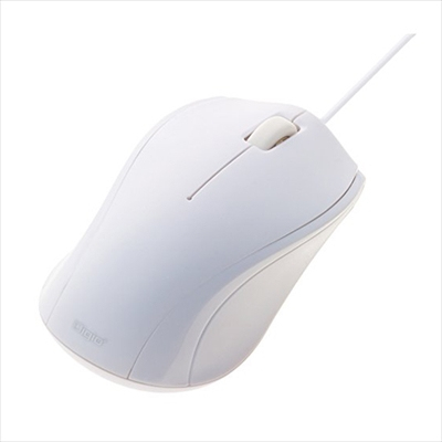 ナカバヤシ Digio2 静音 3ボタンマウス ホワイト MUS-UKT102W (tm)
