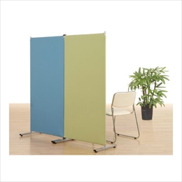 ナカバヤシ 簡易パーティション クロス張りタイプ ライトブルー PTS-1680LB　(tm)　