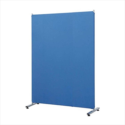 ナカバヤシ 簡易パーティション 高さ1600mm ワイド1200mm ブルー PTS-1612B　(tm)　