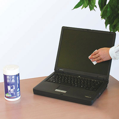 ナカバヤシ Digio 液晶画面用 ウェットタイプクリーナー ボトルタイプ・60枚 DGCW-B3060 (tm)