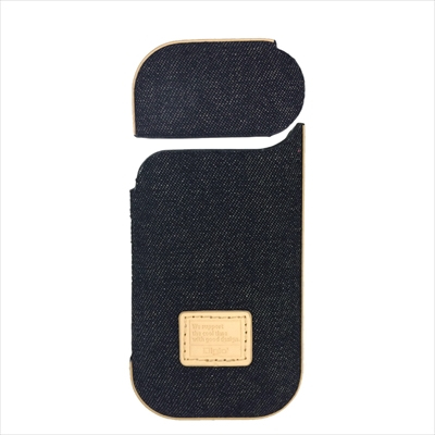 ナカバヤシ IQOS デニムケース/ブラック SZC-IQS04BK　(tm)　