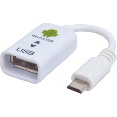 ナカバヤシ OTGケーブル/ホワイト ZUH-OTG01W (tm)