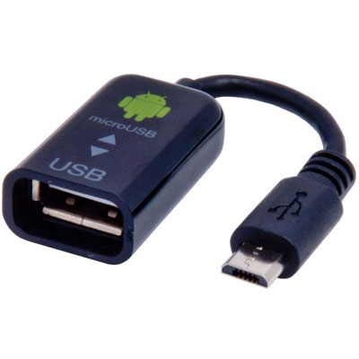 ナカバヤシ Digio2 microUSB-USB 変換ケーブル ブラック ZUH-OTG01BK (tm)