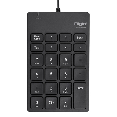 ナカバヤシ 有線静音テンキー/ブラック TNK-SU228BK (tm)