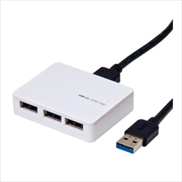 ナカバヤシ Digio2 USB 3.0 4ポートハブ バスパワー ホワイト UH-3024W (tm)