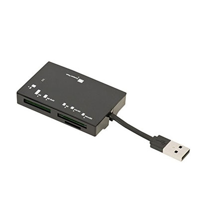 ナカバヤシ Digio2 USB2.0マルチカードリーダー ブラック CRW-5M67BK (tm)