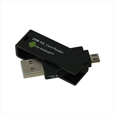 ナカバヤシ Digio2 USB2.0 カードリーダー・ライター microUSB microSD ブラック CRW-DMSD64BK (tm)