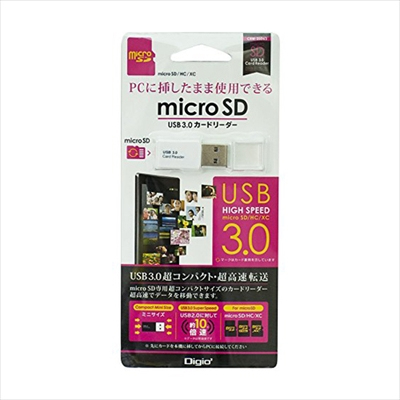 ナカバヤシ Digio2 USB2.0 カードリーダー・ライター microUSB microSD ブラック CRW-DMSD64BK (tm)