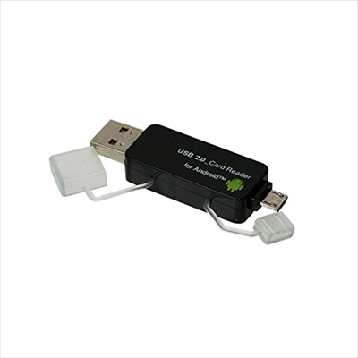 ナカバヤシ Digio2 USB2.0 カードリーダー・ライター microUSB SDカード ブラック CRW-DSD63BK (tm)