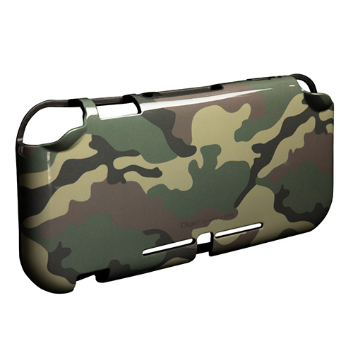 Digio2 ニンテンドー Switch Lite用 TPE 背面カバー SZC-SWL06CAKH カモフラカーキ (tm)