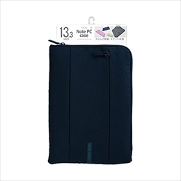 ナカバヤシ Digio2 ノートパソコンケース 13.3インチ 対応 ネイビー SZC-FIXF002NB　(tm)　