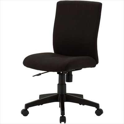 ナカバヤシ ファブリックチェア ブラック RZC-501BK (tm)