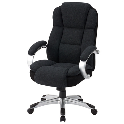 ナカバヤシ ファブリックポケットコイルチェア ブラック CCF-501BK　(tm)　