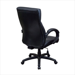 ナカバヤシ ソフトフィットレザーチェア ブラック CNL-602BK　(tm)　