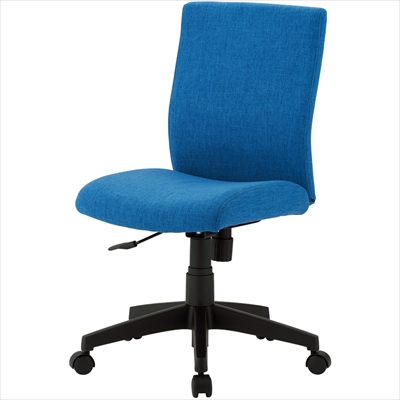 ナカバヤシ ファブリックチェア ブルー RZC-501BL　(tm)