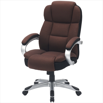 ナカバヤシ ファブリックポケットコイルチェア ブラウン CCF-501S　(tm)　