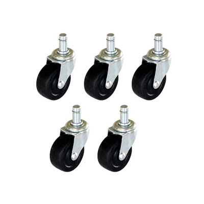 ナカバヤシ OAチェア用オプション ゴム単輪キャスター CA-G02D (tm)