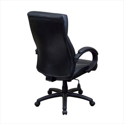 ナカバヤシ OAレザーチェア ハイバック ブラック CCL-002D　(tm)　