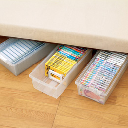 ナカバヤシ かたづけベスト キャパティコンテナ コミック&ビデオ CBC-101CRNクリア