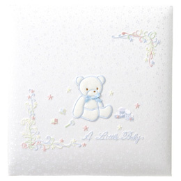 ナカバヤシ フエルアルバム 誕生用 リトルベビー アH-LB-700-B ブルー